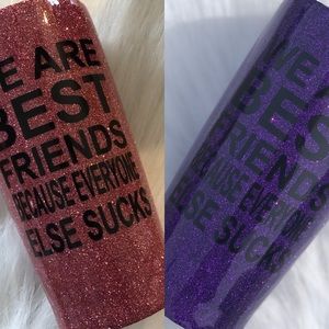 Custom Glitter Tumblers